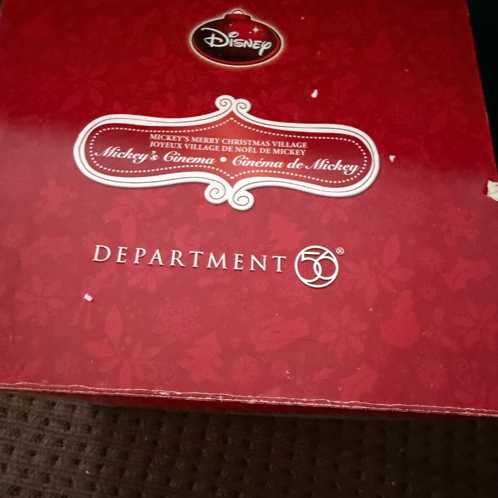 Disney Dept 56 Mickey’s Movie Theater Christmas Village - w/box - Picture 3 of 9
